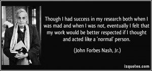 More John Forbes Nash, Jr. Quotes