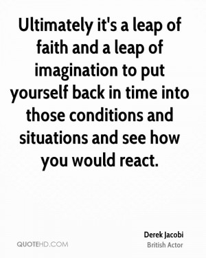 Derek Jacobi Imagination Quotes