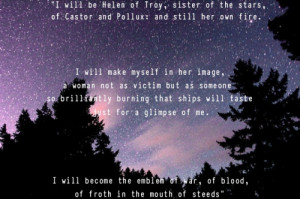 :Get To Know Me Meme: [¾] Quotes““I will be Helen of Troy ...