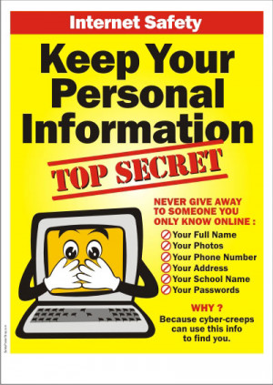 Poster Title : Keep Your Personal Information Top Secret