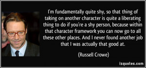 More Russell Crowe Quotes