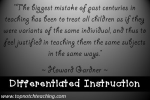 Tuesday Teaching Tips: Differentiated Instruction