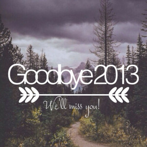 Goodbye We Will Miss You Quotes Goodbye 2013, we will miss you