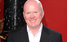 ... at Christmas lights event featuring EastEnders actor Steve McFadden