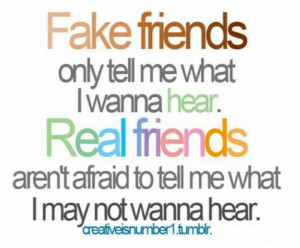 Fake Friends Real Friends