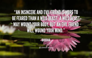 Evil Friendship Quotes