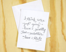 Secretly in Love - The Royal Tenenb aums Calligraphy Quote ...