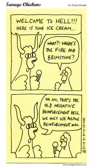 Welcome to Hell! Here’s your ice cream!”