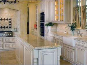 Colonial Cream Granite Kitchen Countertop