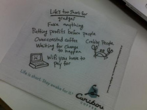 Caribou Coffee - Small Quotes