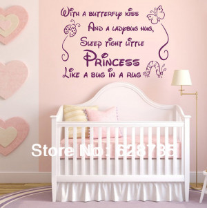 Baby Girl Quotes For Nursery Nursery decor baby girl