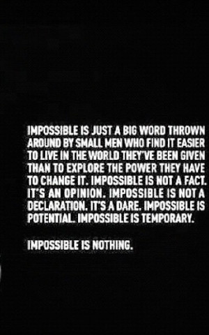 Jack kerouac, quotes, sayings, impossible is nothing