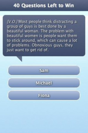 View bigger - Burn Notice Quote Trivia Game for Android screenshot