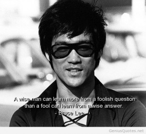 Bruce Lee message quote brainy quote