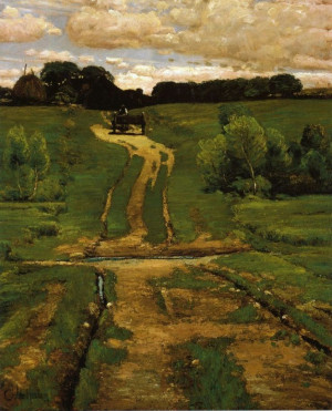 1884 - Fredrick Childe Hassam Backroads, Landscapes Art, Childe Hassam ...
