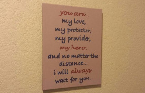 Custom Military Quote Canvas by CustomByMorgan on Etsy, $20.00