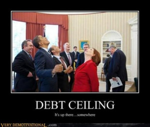 funny demotivational posters, america's debt
