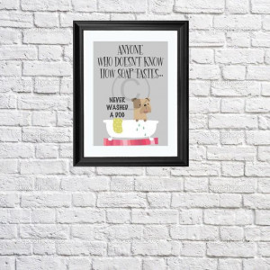 Dog Grooming Funny Dog Quote Art Print by www.RESCUEPetProducts.etsy ...