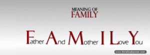 What is the Meaning of Family Facebook Timeline Cover
