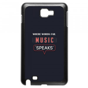 Music Motivational Quotes Galaxy Note Case