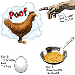 Chicken and egg paradox