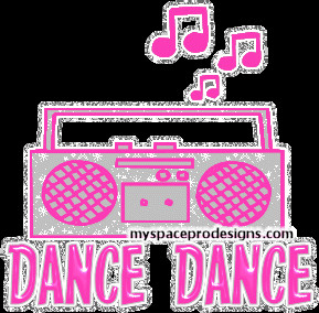 dance dance music glitter graphic by spotlight-shure