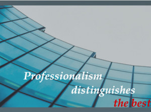 Professionalism - Whose job is it anyway?