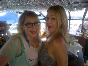 Cook and Kirsten Vangsness on the TV Guide Yacht at Comic-Con ...