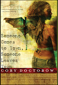 Cory Doctorow book. Cover illustration by Dave McKean