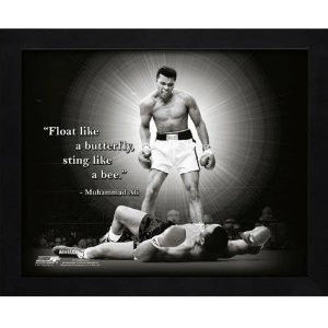Amazon.com : Muhammad Ali Boxing (Over Liston) Framed 11x14 -quot;Pro ...