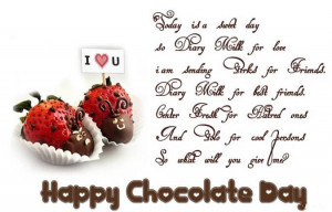 Happy Chocolate Day Greetings Wishes