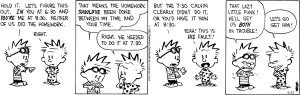 Calvin and Hobbes: New Twist on Accepting Responsibility and Passing ...