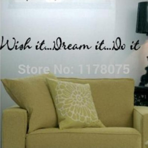 Wall-Sticker-Quote-Sayings-Watch-Dream-Do-Black-Mural-Removable-Vinyl ...