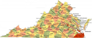 Virginia State Map