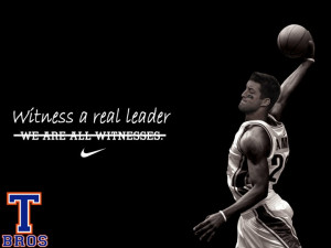 Tebow = Leader NIKE Says so :) Compliments of http://www.facebook.com ...