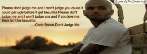Chris Brown Quote Profile Facebook Covers