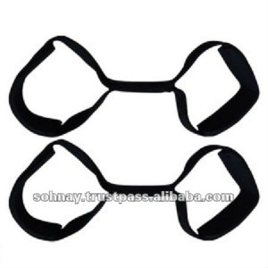 Figure 8 double loop Cotton Weight Lifting Strap with customized logo