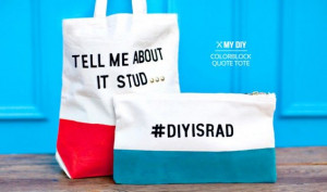 Quote Tote & Clutch | Kate Spade Hack
