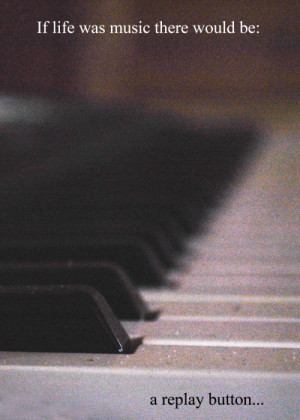 music, piano, quote, replay