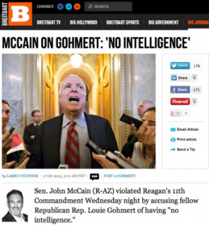 ... Larry O’Connor: How Dare John McCain Imply Louie Gohmert Is Dumb