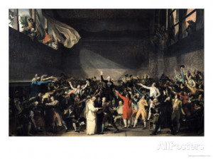 The Tennis Court Oath, 20th June 1789, 1791 Giclee Print
