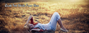 Girls Custom Quote fb CoverSummer Girl