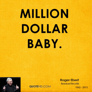 Million Dollar Baby.