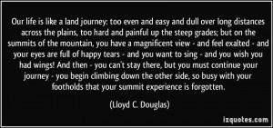 More Lloyd C. Douglas Quotes