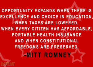 ... freedoms are preserved.” -Former Massachusetts Governor Mitt Romney