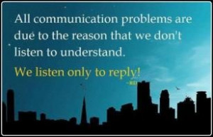 All communication problems are...