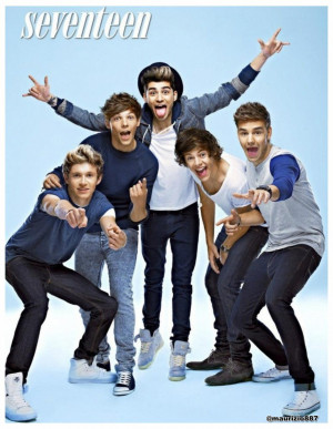 One Direction one direction,,Seventeen Magazine photoshoot 2012