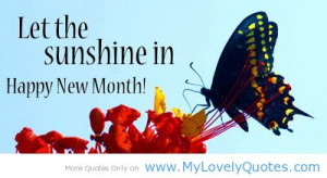 Happy new month – Best quote for spring