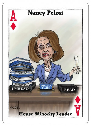 Nancy Pelosi barely lost out to Harry Reid for the coveted Joker ...