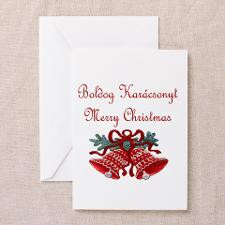 Hungarian Christmas Tree Greeting Card